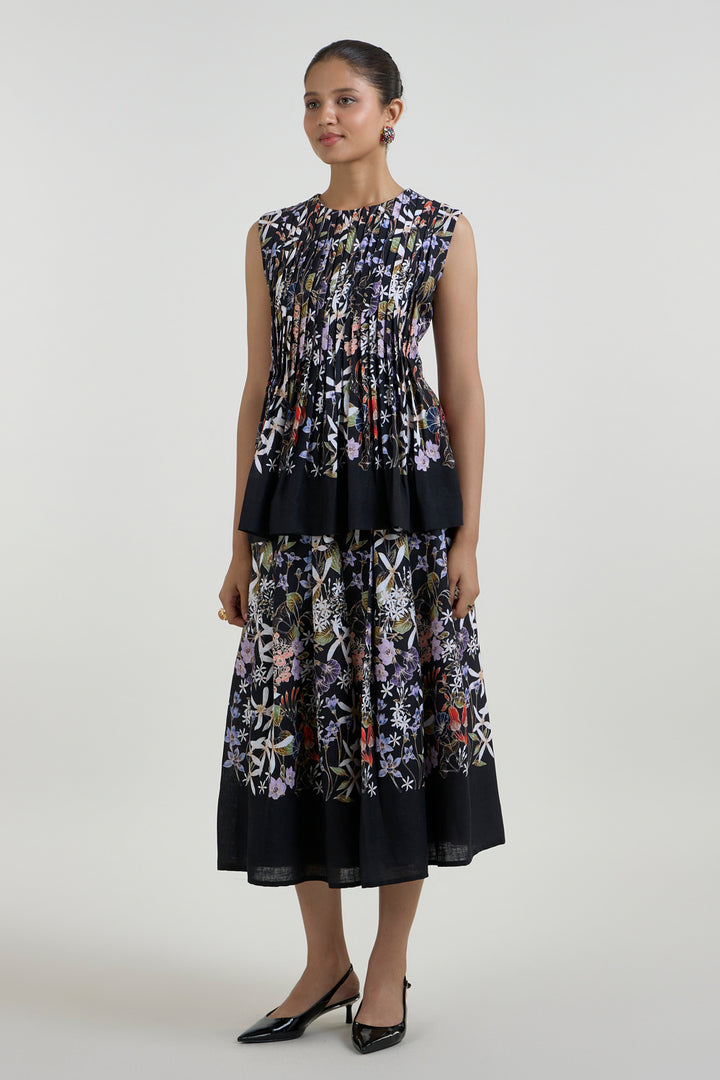 Eliza Accordion Skirt Set