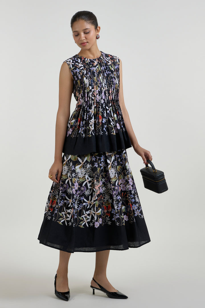 Eliza Accordion Skirt Set