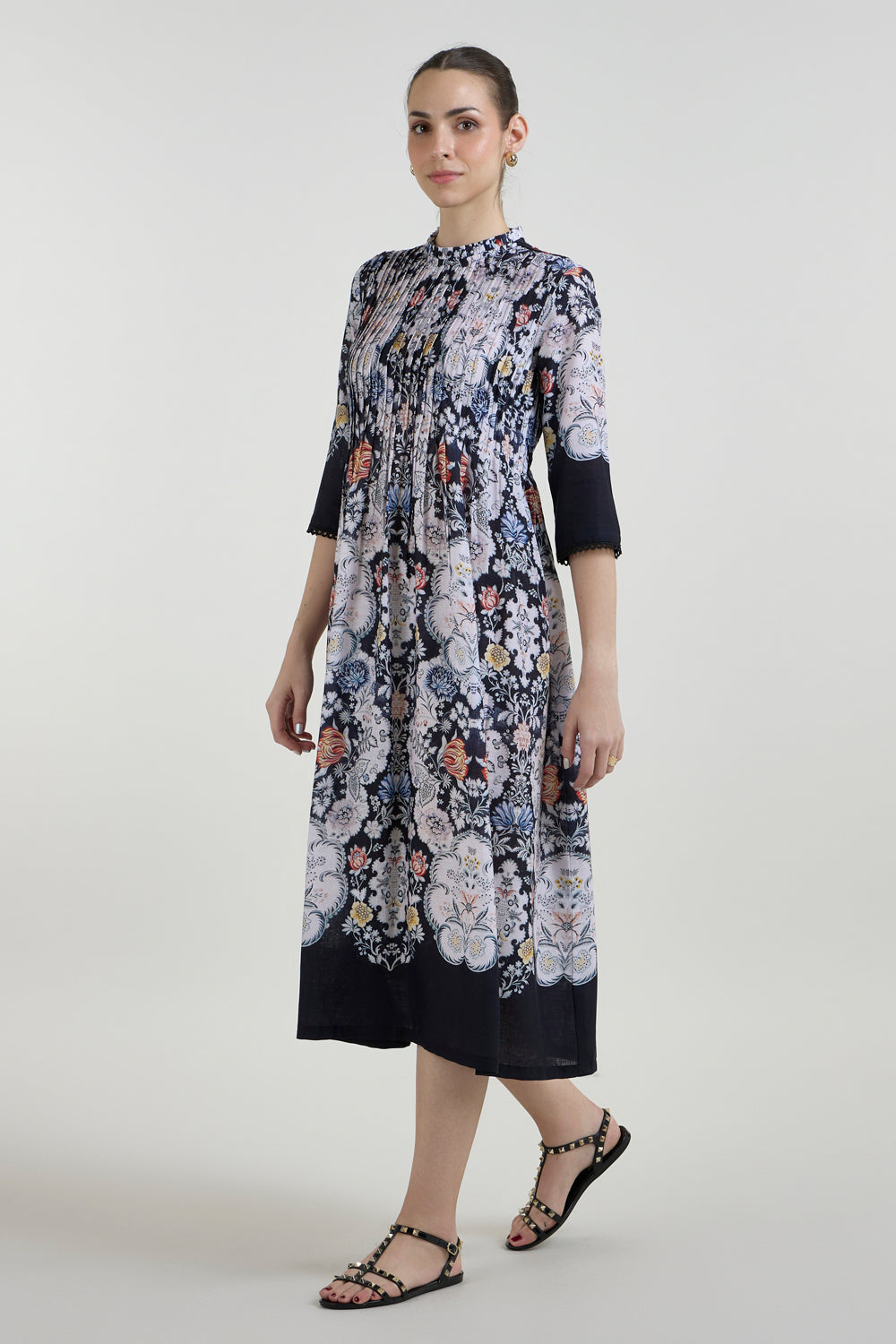 Valerie Pleated Dress