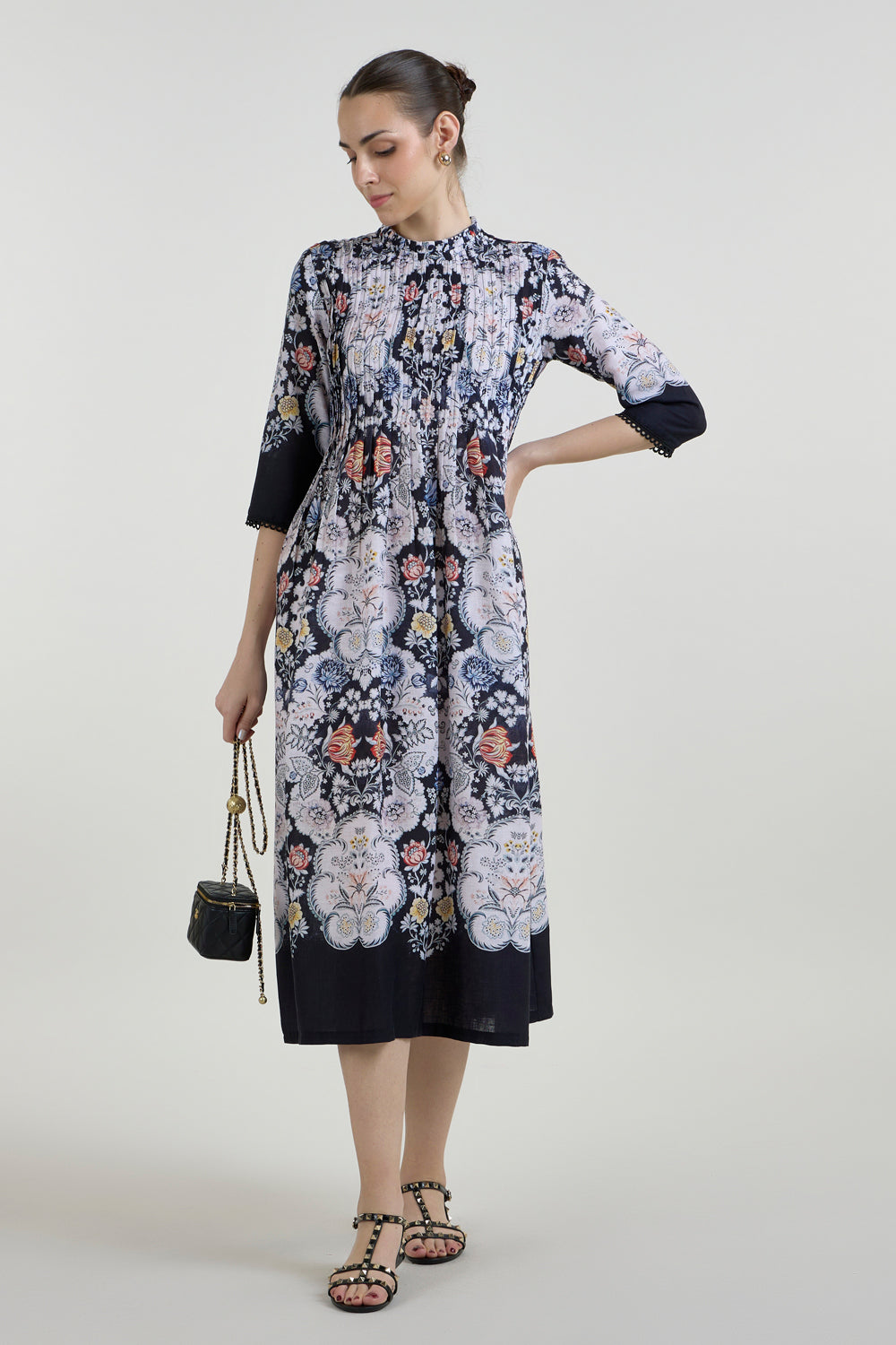 Valerie Pleated Dress