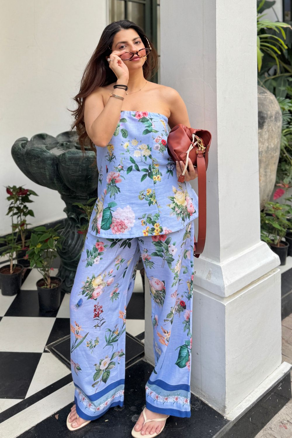 Dhriti Mehra In Our Blaire Strapless Set