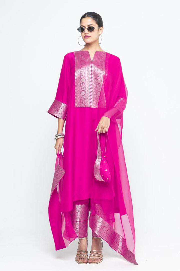 Seher Tunic Set - Pink