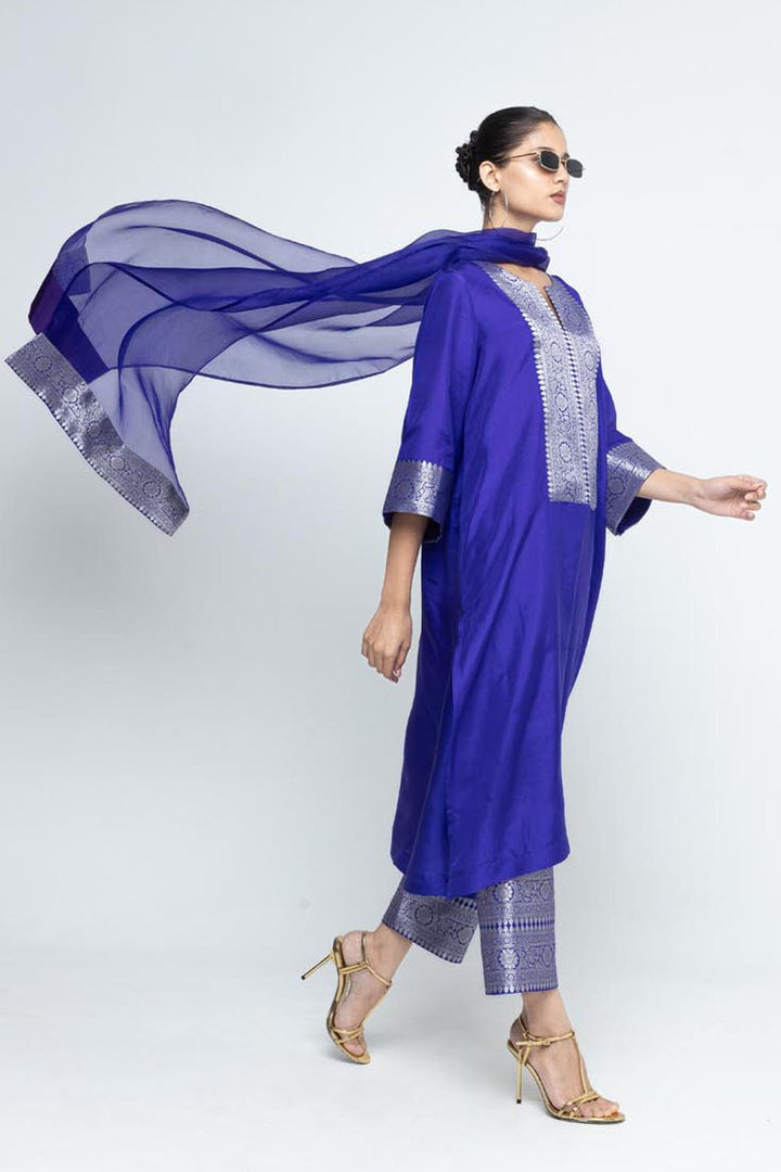 Seher Tunic Set - Ultramarine