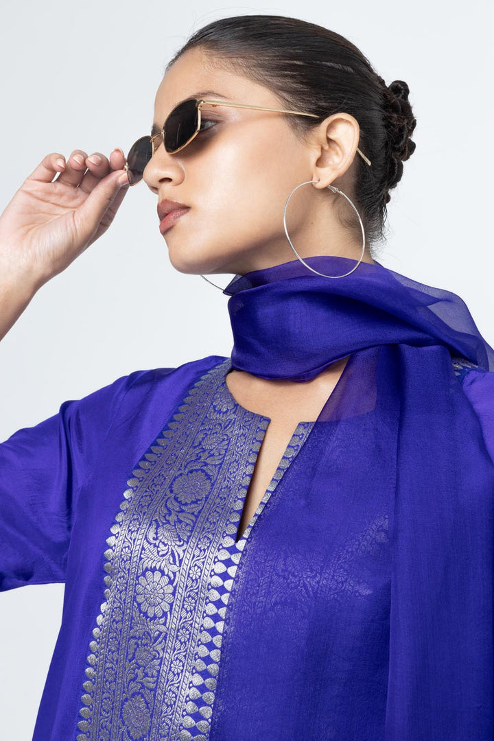 Seher Tunic Set - Ultramarine
