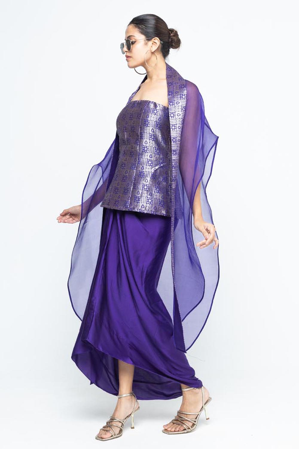 Dela Cape Set - Purple