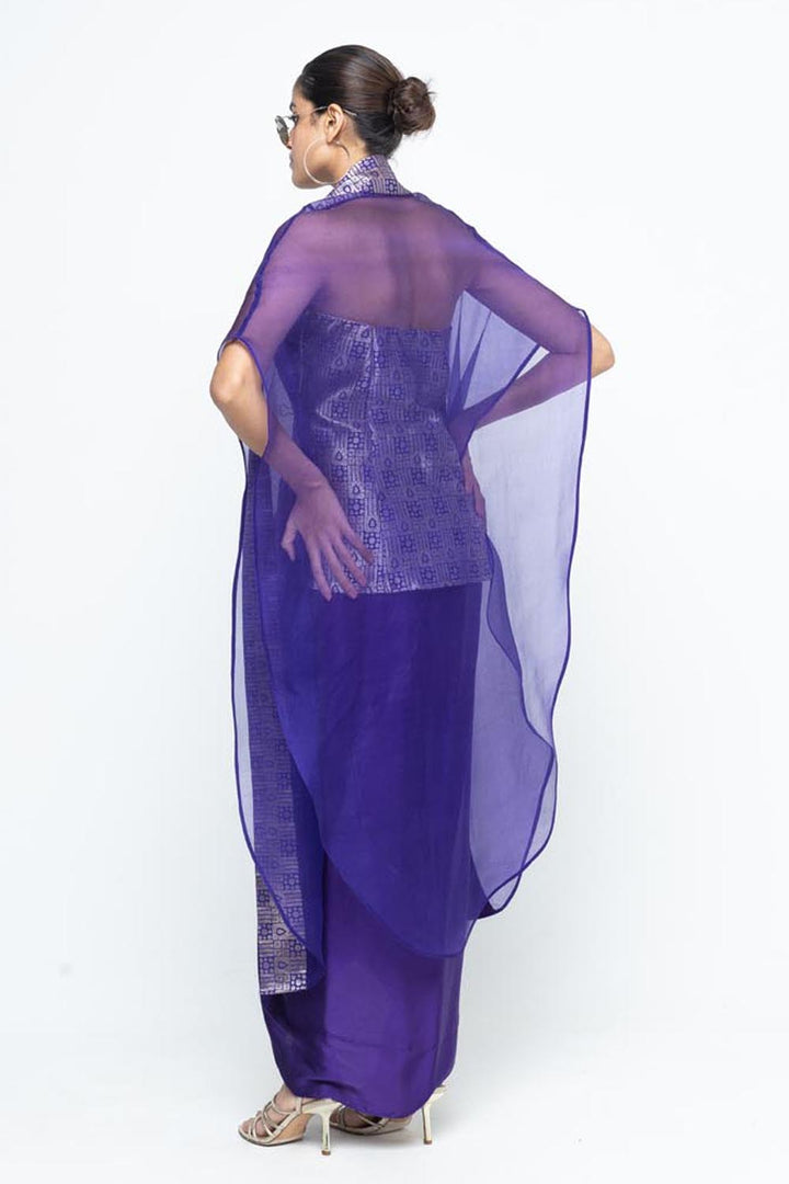 Dela Cape Set - Purple
