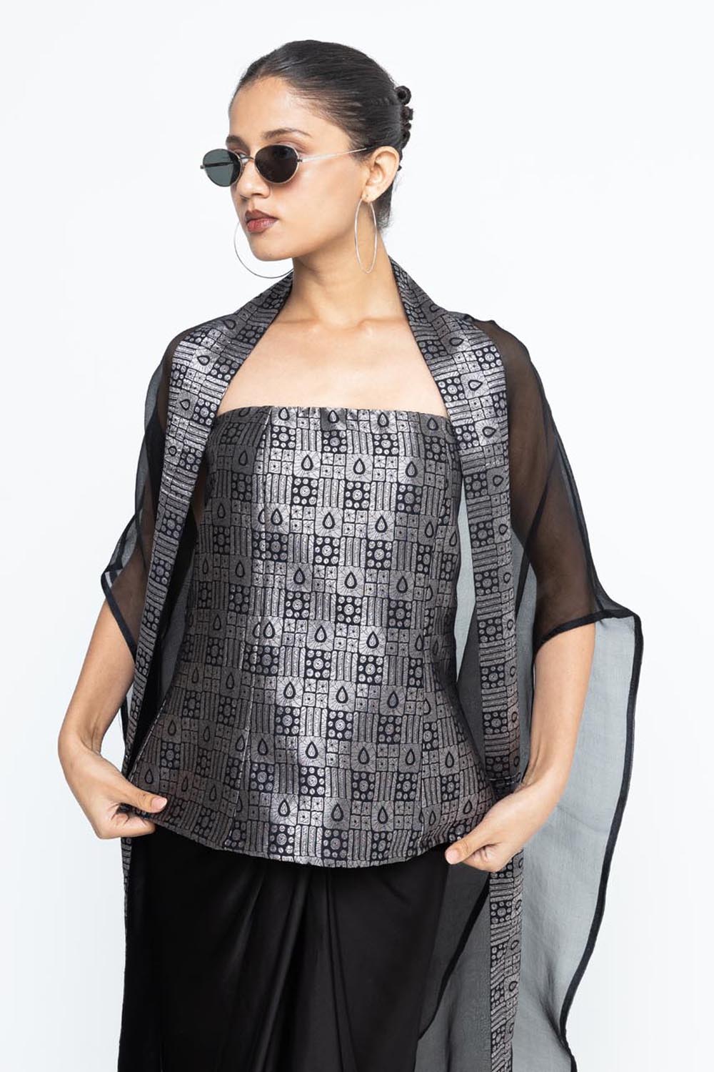 Dela Cape Set - Black