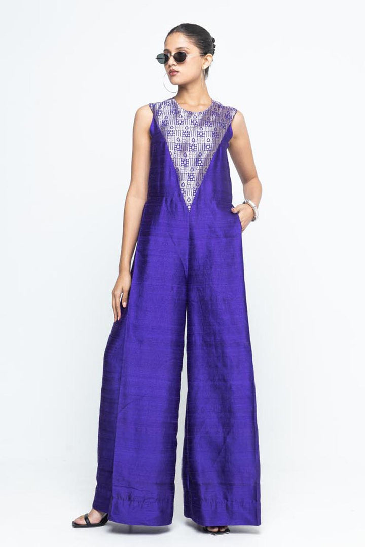 Reha Statement Jumpsuit - Purple