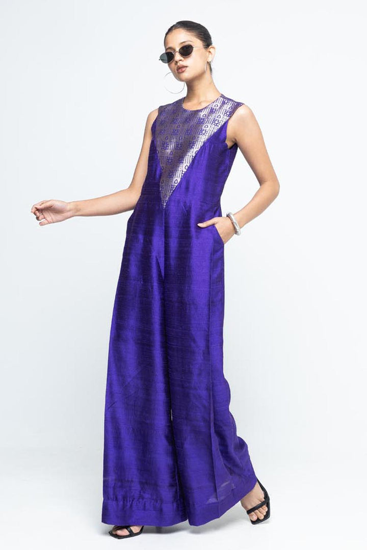 Reha Statement Jumpsuit - Purple