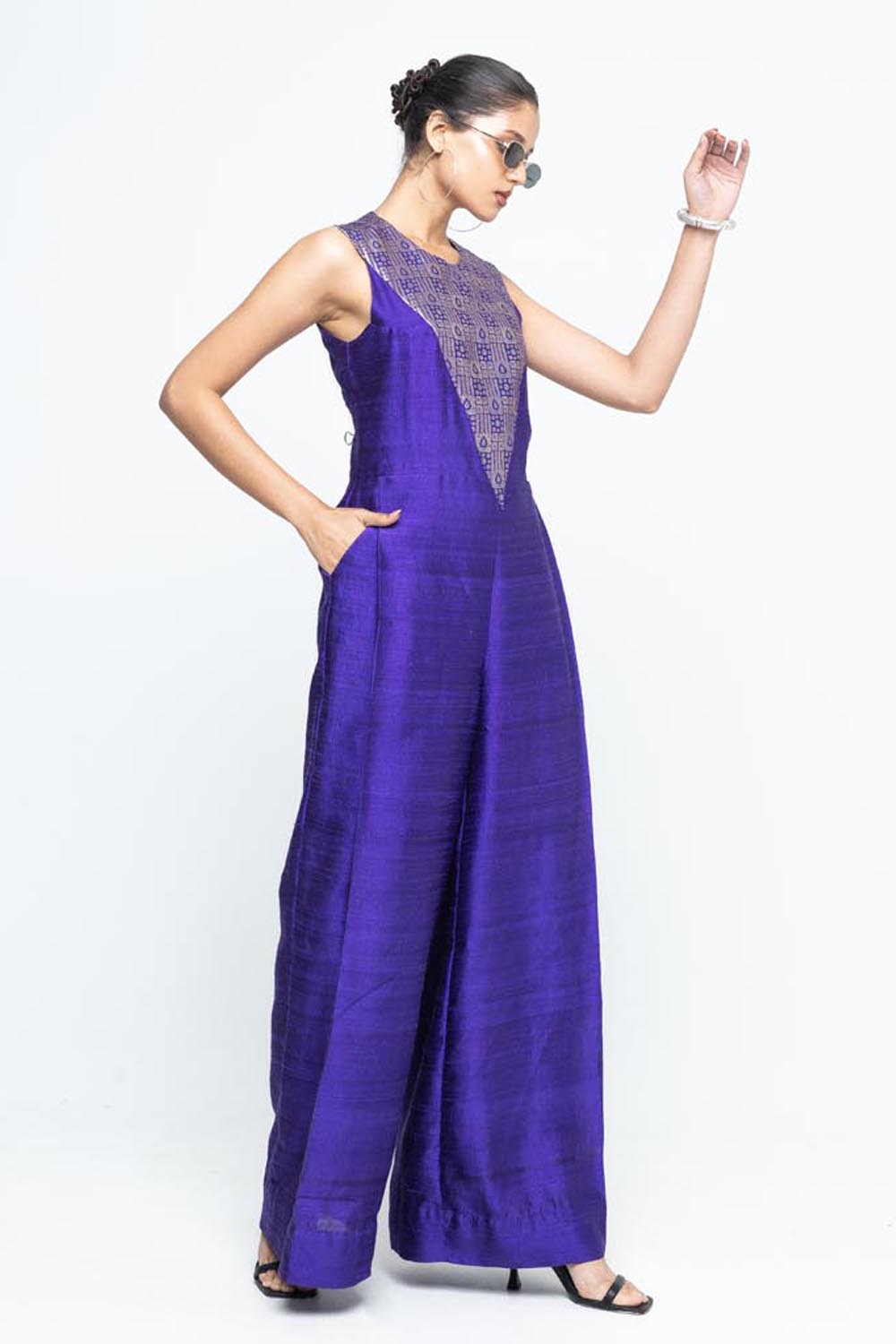 Reha Statement Jumpsuit - Purple