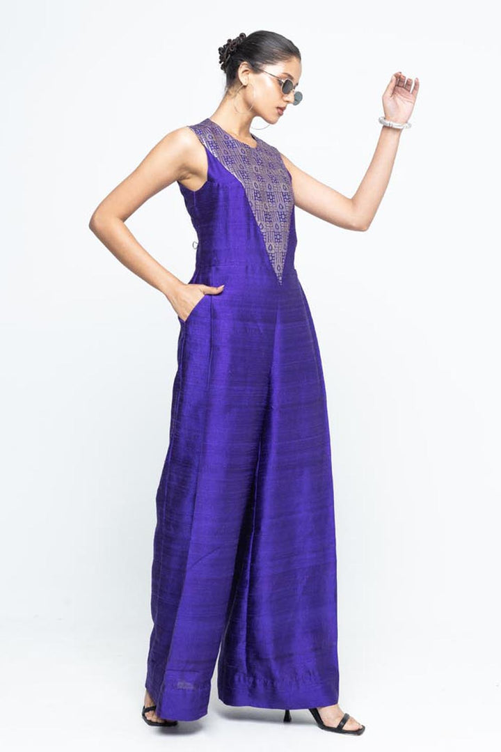 Reha Statement Jumpsuit - Purple