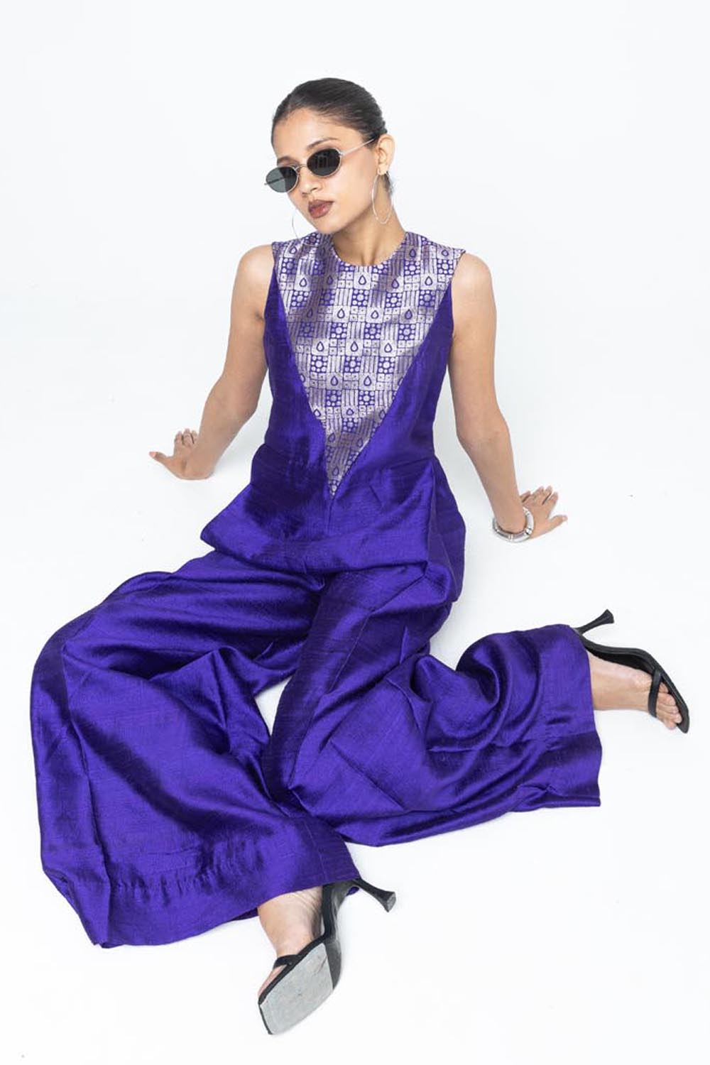 Reha Statement Jumpsuit - Purple