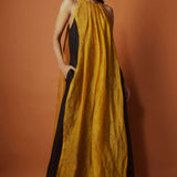 Contrast Metallic Gold Tissue Maxi