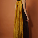 Contrast Metallic Gold Tissue Maxi