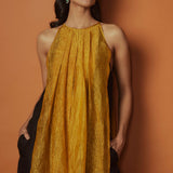 Contrast Metallic Gold Tissue Maxi