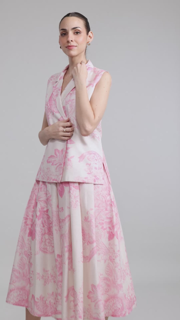 Saachi Bhasin In Our Rosia Blazer Skirt Set