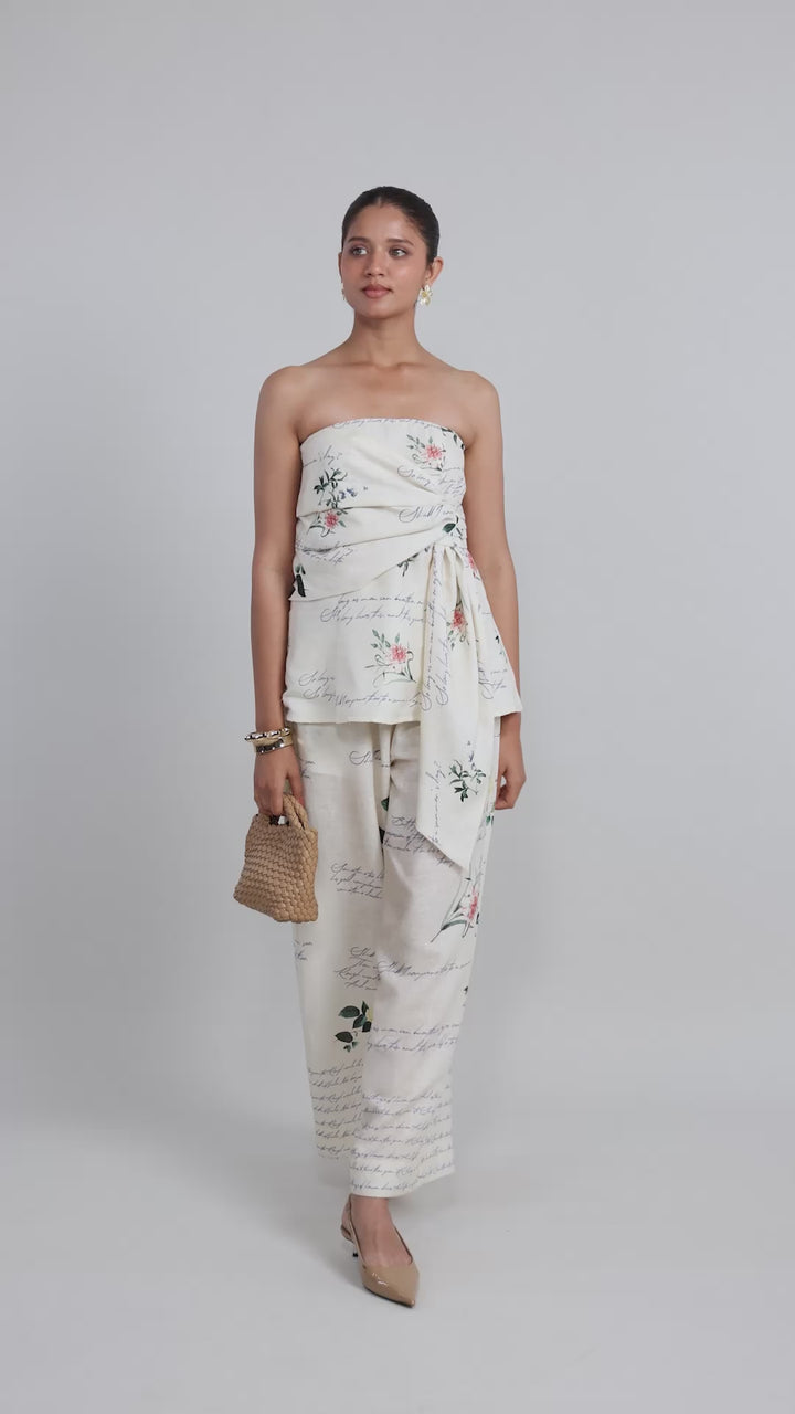 Poetry Strapless Set