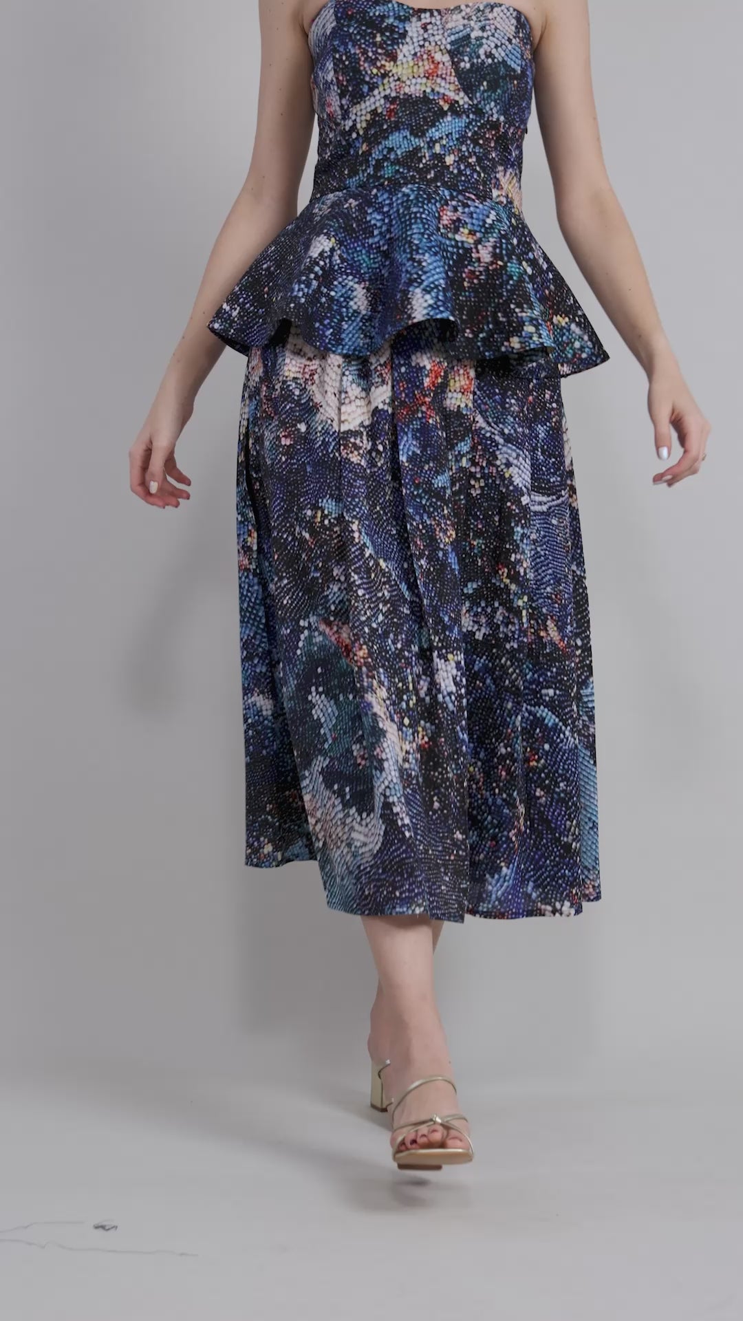 Mosaic Peplum Set