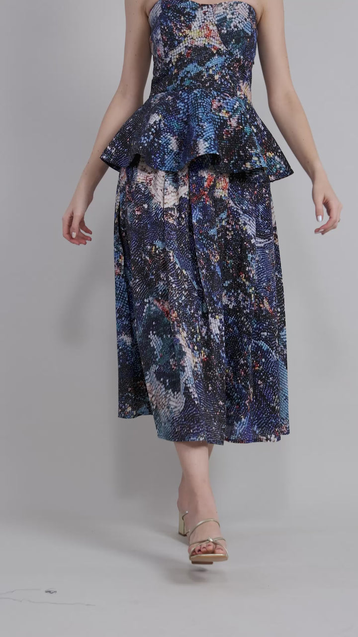 Mosaic Peplum Set