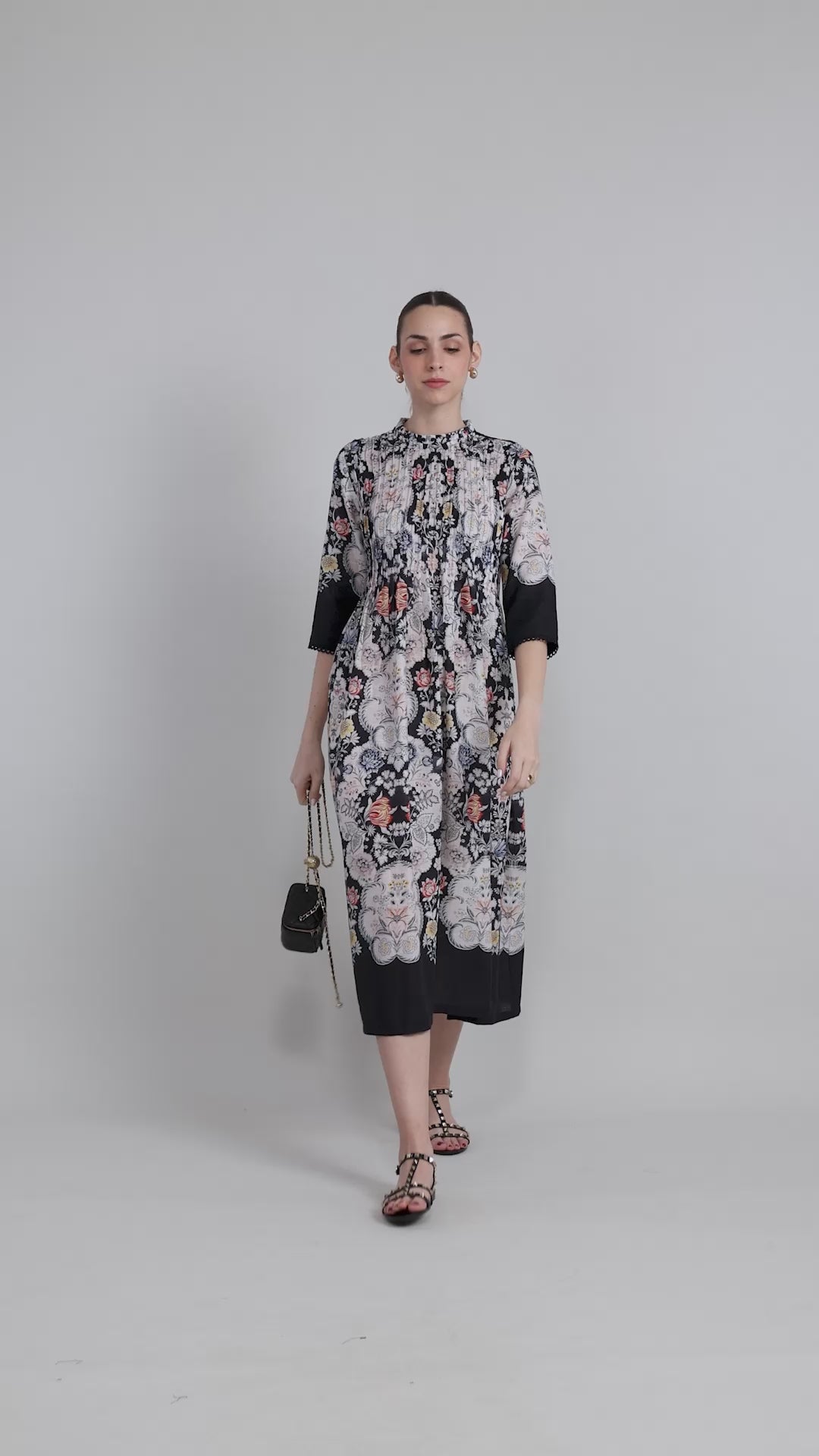 Valerie Pleated Dress