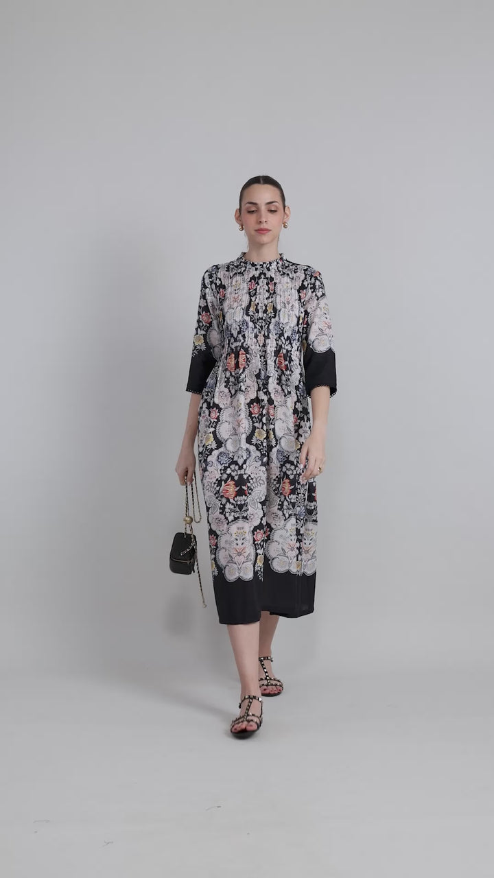 Valerie Pleated Dress