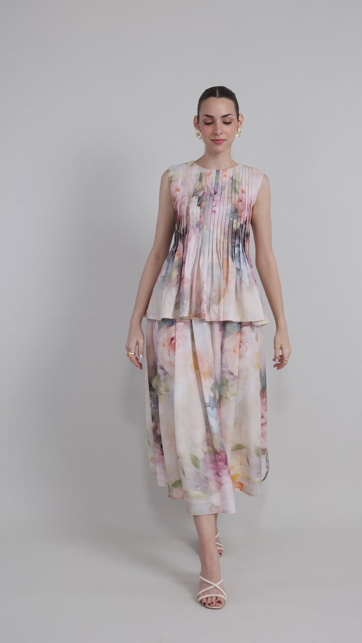 Olivia Accordion Skirt Set