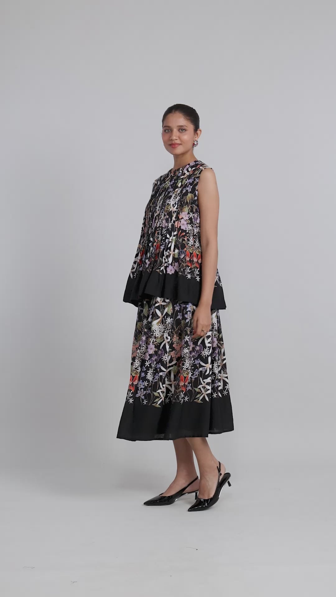 Eliza Accordion Skirt Set