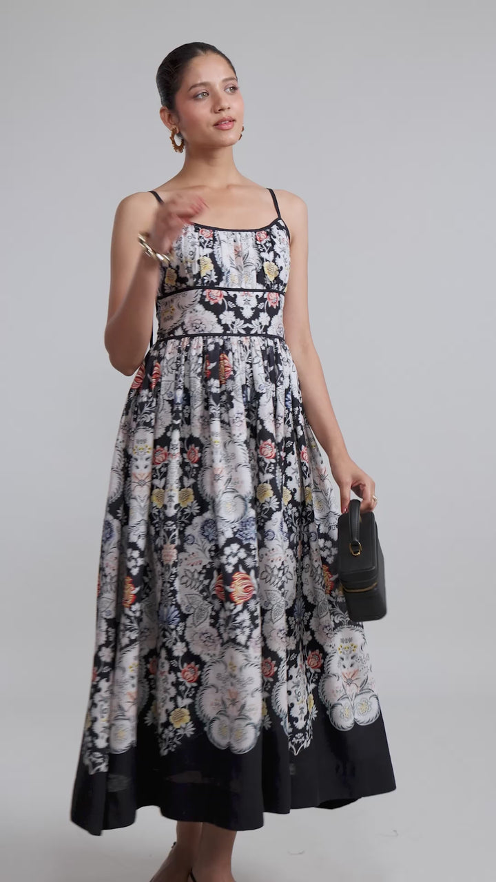 Valerie Strappy Midi Dress