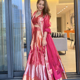 Sun and Moon lehenga (Pink)