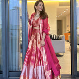 Sun and Moon lehenga (Pink)